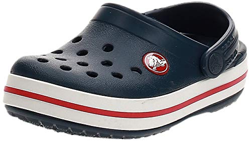 Crocs Crocband Clog K, Zuecos, Navy/Red, 32/33 EU