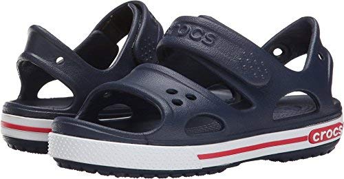 Crocs Crocband II Sandal Kids, Sandalias Unisex Niños, Azul (Navy/White), 28/29 EU