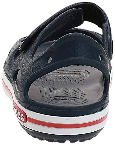 Crocs Crocband II Sandal Kids, Sandalias Unisex Niños, Azul (Navy/White), 28/29 EU