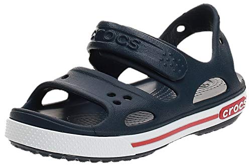 Crocs Crocband II Sandal PS K, Sandalias Unisex Niños, Azul Marino / Blanco (Navy/White), 23/24 EU