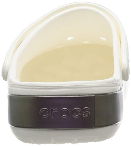 Crocs Crocband Iridescent Band Clog, Obstrucción Unisex Adulto, Blanco, 37 EU-38