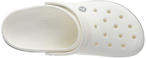 Crocs Crocband Iridescent Band Clog, Obstrucción Unisex Adulto, Blanco, 37 EU-38