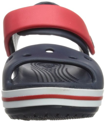 Crocs Crocband Sandal Kids, Sandalias Unisex Niños, Azul (Navy/Red), 30/31 EU