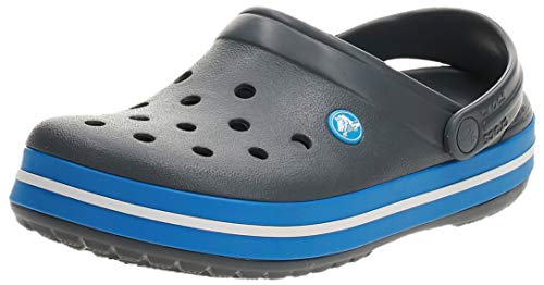 Crocs Crocband U, Zuecos Unisex Adulto, Gris (Charcoal-Ocean), 37-38 EU