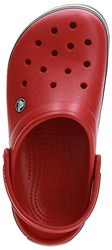 Crocs Crocband U, Zuecos Unisex Adulto, Rojo (Pepper), 42-43 EU