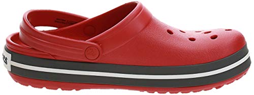 Crocs Crocband U, Zuecos Unisex Adulto, Rojo (Pepper), 43-44 EU
