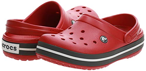 Crocs Crocband U, Zuecos Unisex Adulto, Rojo (Pepper), 45-46 EU