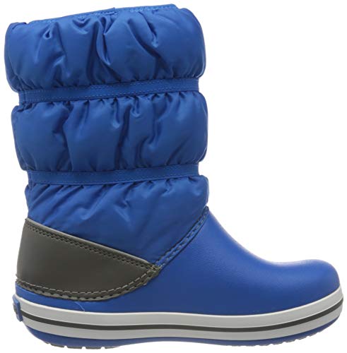 Crocs Crocband Winter Boot Kids, Botas para Nieve Unisex niños, Cobalto Brillante Gris Claro