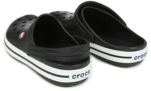 Crocs Crocband, Zuecos Unisex Adulto, Negro, 48/49 EU