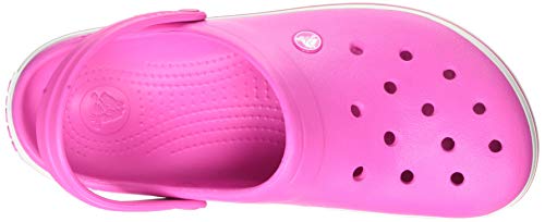 Crocs Crocband, Zuecos Unisex Adulto, Rosa (Electric Pink/White 6qr), 41/42 EU