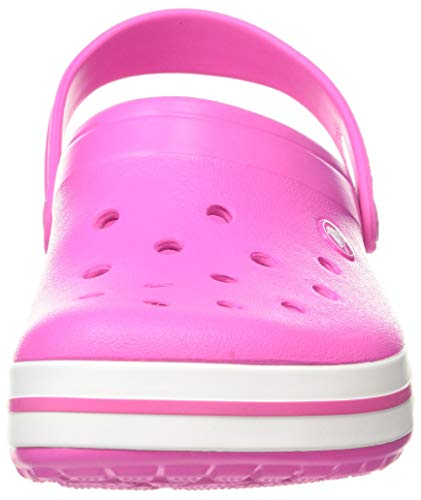Crocs Crocband, Zuecos Unisex Adulto, Rosa (Electric Pink/White 6qr), 41/42 EU