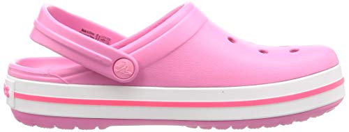 Crocs Crocband, Zuecos Unisex Adulto, Rosa (Pink Lemonade/White 62p), 42/43 EU