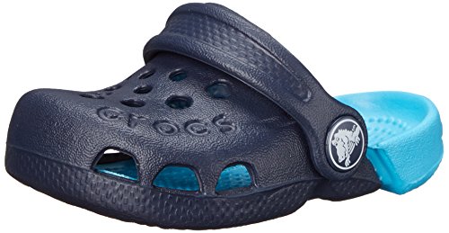 Crocs Electro Kids, Zuecos Unisex Niños, Azul (Navy/Electric Blue), 32/33 EU