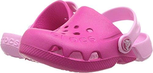 Crocs Electro, Zuecos Unisex Niños, Rosa (Candy Pink/Carnation), 25/26 EU