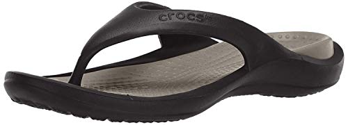Crocs Flip Flops, Chanclas Unisex Adulto, Negro (Black/Smoke), 38/39 EU