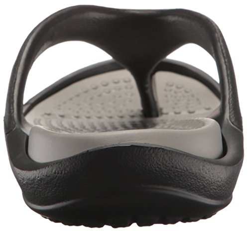 Crocs Flip Flops, Chanclas Unisex Adulto, Negro (Black/Smoke), 38/39 EU