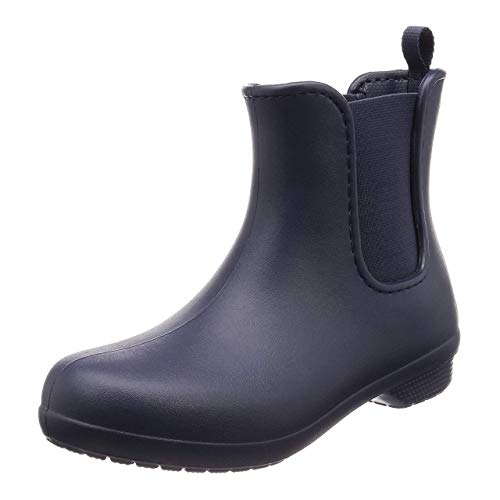 Crocs Freesail Chelsea Boot, Botas de Agua para Mujer, Azul (Navy), 34/35 EU