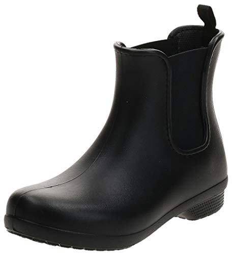 Crocs Freesail Chelsea Boot Women, Mujer Bota, Negro (Black/Black), 36-37 EU