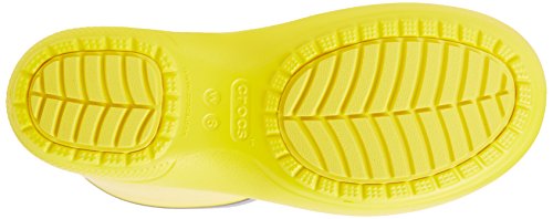 Crocs Freesail Rain Boot Women, Mujer Bota, Amarillo (Lemon), 36-37 EU