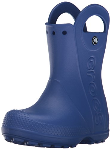 Crocs Handle It Rain Boot K, Botas de Agua Unisex Niños, Azul (Cerulean Blue), 30/31 EU