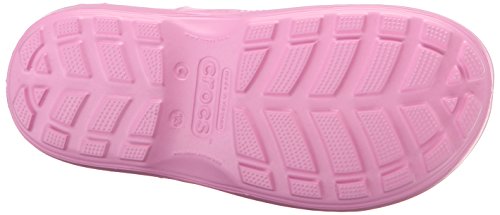 Crocs Handle It Rain Boot K, Botas de Agua Unisex Niños, Rosa (Carnation), 27/28 EU