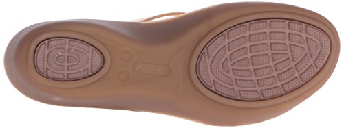 Crocs Isabella Mini Wedge, Mujer Sandalia, Dorado (Bronze), 41-42 EU