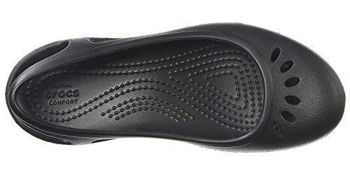 Crocs Kadee Slingback Women, Mujer Zapato plano, Negro (Black), 38-39 EU