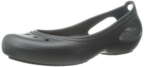 Crocs Kadee Work, Mujer Zapato plano, Negro (Black), 38-39 EU