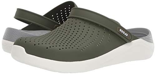 Crocs Literide Clog, Obstrucción Unisex Adulto, Verde (Army Green/White), 45/46 EU