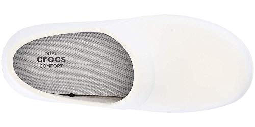Crocs Neria Pro II Clog, Zuecos para Mujer, Blanco (White 100b), 37/38 EU