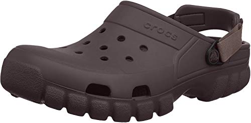 Crocs Offroad Sport - Zuecos de sintético para hombre, Marrone (Espresso/Walnut), 46-47