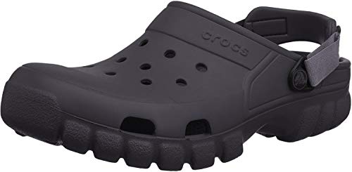 Crocs Offroad Sport - Zuecos de sintético para hombre, Nero (Black/Graphite), 41-42