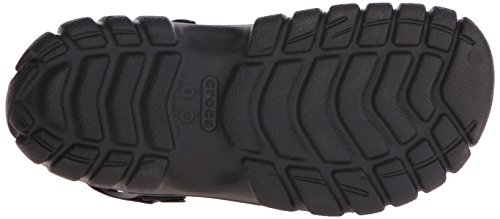 Crocs Offroad Sport - Zuecos de sintético para hombre, Nero (Black/Graphite), 45-46