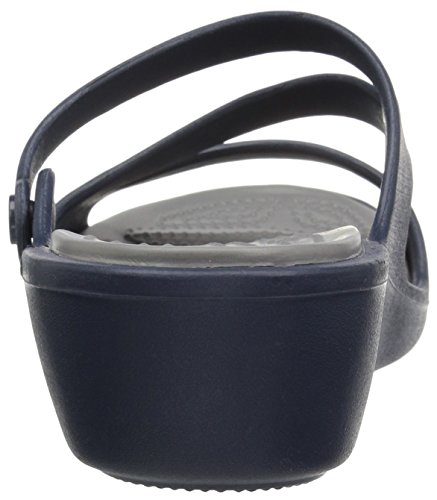 Crocs Patricia Women, Sandalias de Punta Descubierta para Mujer, Azul (Navy/Smoke 46u), 34/35 EU
