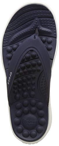 Crocs Reviva Flip W, Chanclas Mujer, Azul, 39 EU