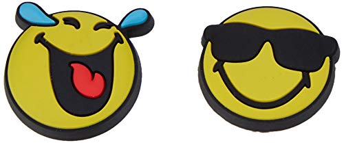 Crocs Smiley Brand Cool 3-Pack Adornos Para Zapatos, Multicolor