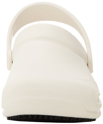 Crocs - Zuecos para Trabajar Modelo Bistro 10075 Unisex (38-39 EU) (Blanco)