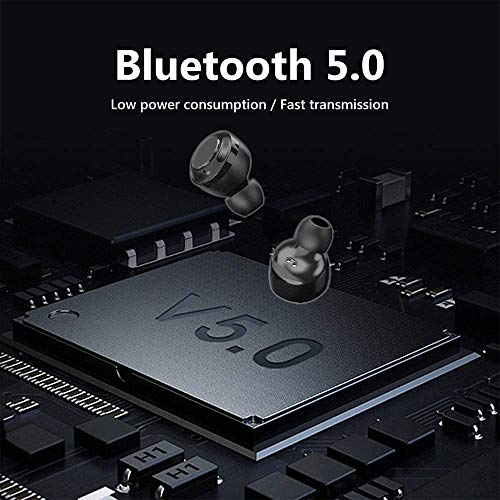 Cuffie Bluetooth 5.0, cuffie Wireless, IPX5 impermeabili, cuffie Sportive Wireless reali, riduzione del rumore Stereo 3D HD, adatte per cuffie Android/Phone/iOS/Huawei