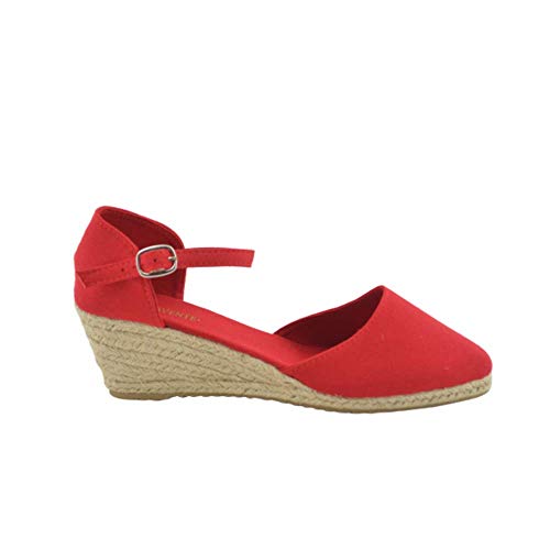 Cuña de Esparto 5 Cuerdas Lona Rojo