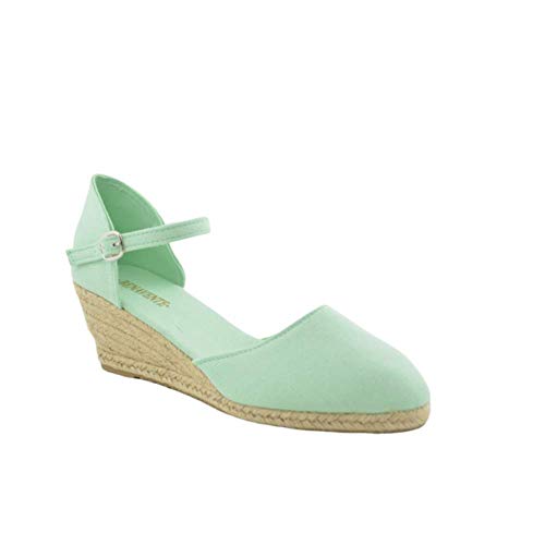 Cuña de Esparto 5 Cuerdas Lona Verde Agua