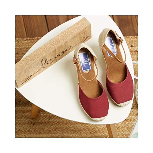 Cuña de Esparto Alta Puntera Reforzada roja