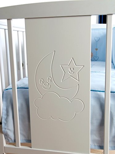 Cuna para bebé, modelo cielo. Incluido el colchón (regalo de una sonatina y caja musical)