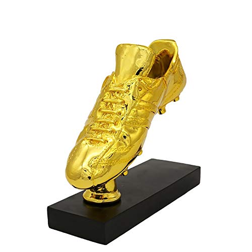 CXJJ Decoración de Escritorio Figurines Modern Resina Natural FÚTBOL Zapatos de Serie Memorial Regalos artesanías Adornos de Escritorio