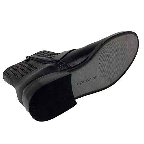 D20 Biker Stivaletto Donna MICHAEL KORS Black Leather Bootie Women [35.5]