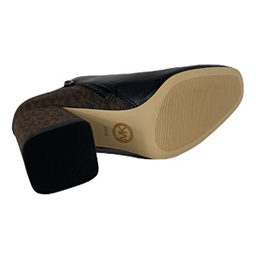 D25 Tronchetto Donna MICHAEL KORS Black/Brown Logo Boot Women [35.5]