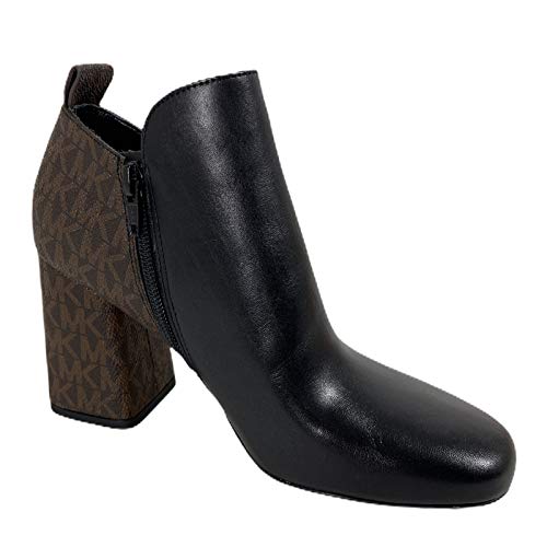 D25 Tronchetto Donna MICHAEL KORS Black/Brown Logo Boot Women [35.5]