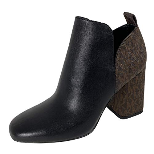 D25 Tronchetto Donna MICHAEL KORS Black/Brown Logo Boot Women [35.5]