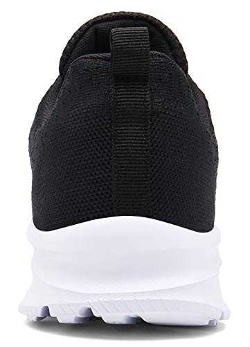 DAFENP Zapatillas de Running para Hombre Mujer Zapatos para Correr y Asfalto Aire Libre y Deportes Calzado Ligero Transpirable XZ747-M-halfblack-EU43