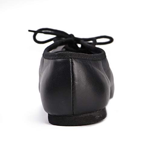 DANCEYOU Zapatos de Baile de Jazz con Cordones Zapatos de Danza Modern Suela Cuero para Niños y Adultos 39 EU