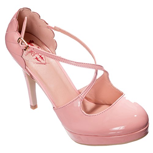Dancing Days Riverside Rae - Zapatos de tacón alto, color rosa, color, talla 37 EU